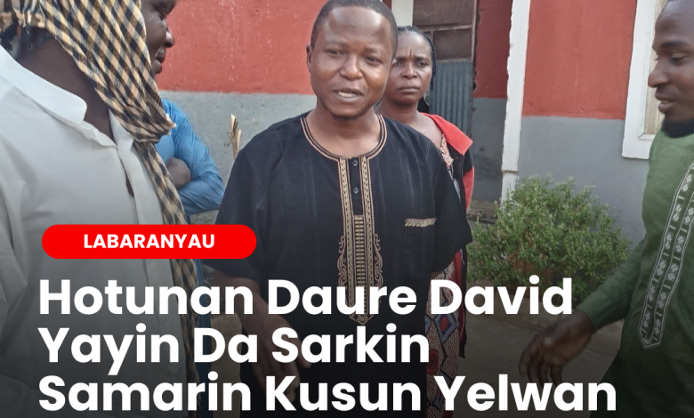 Hotunan Daure David Yayin Da Sarkin Samarin Kusun Yelwan Tudu Bauchi Yakai Masa Ziyara