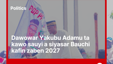 Dawowar Yakubu Adamu Ta Kawo Sauyi A Siyasar Bauchi Kafin Zaben 2027