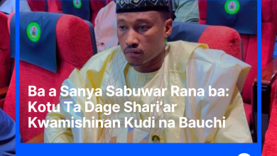 Kotu Ta Dakatar da Shari’ar Kwamishinan Kudi na Bauchi Ba Tare da Sanya Sabuwar Rana ba