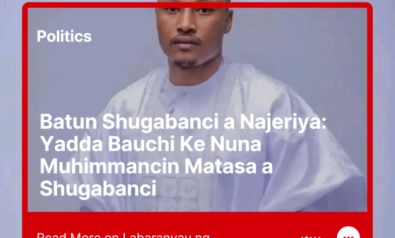 Bauchi da Kalubalen 2027 Muhawara Kan Rawar Matasa da Dattawa a Shugabanci