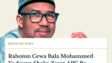 Rahoton Cewa Bala Mohammed Ya Sauya Sheka Zuwa APC Ba Gaskiya Bane